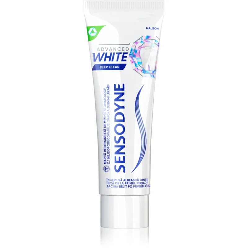 Sensodyne Advanced White Deep Clean избелваща паста за зъби 75 мл.
