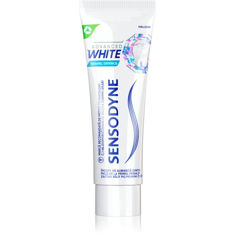 Sensodyne Advanced White Enamel Defence избелваща паста за зъби 75 мл.