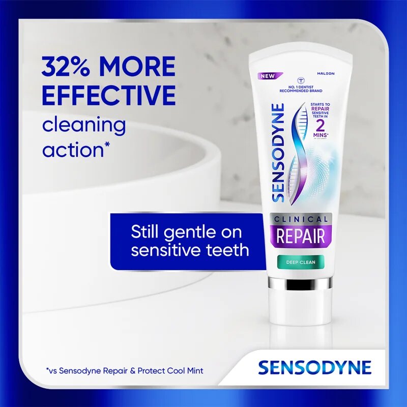 Sensodyne Clinical Repair Active Clean паста за зъби 75 мл.