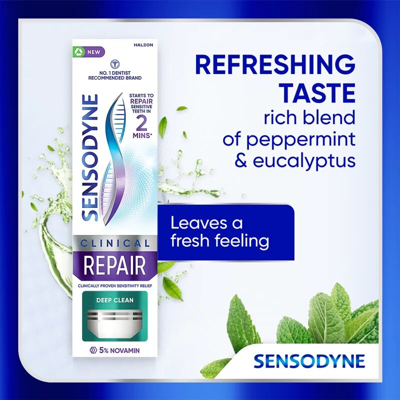 Sensodyne Clinical Repair Active Clean паста за зъби 75 мл.