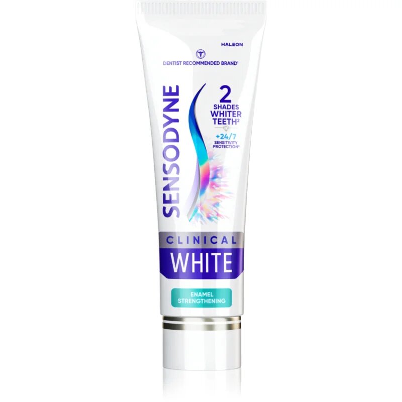 Sensodyne Clinical White Enamel Strengthening избелваща паста за зъби 75 мл.