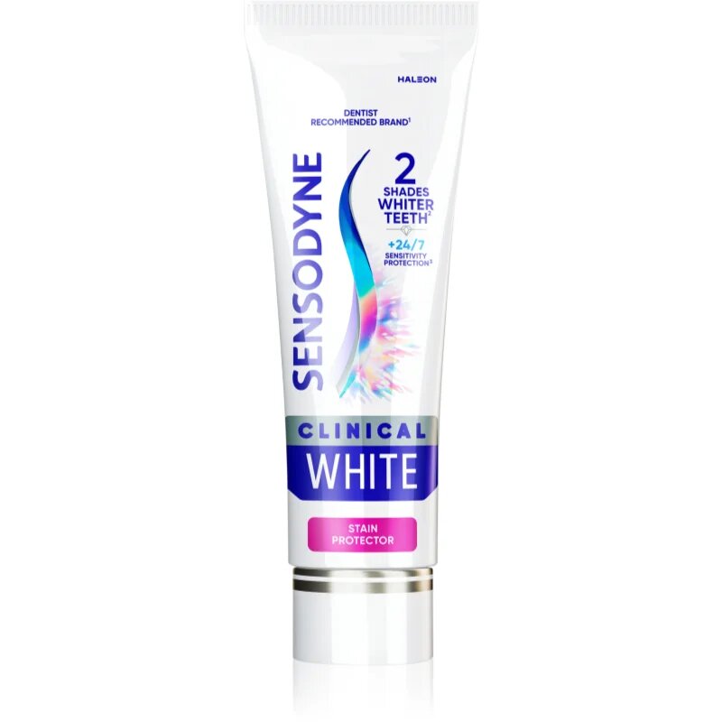 Sensodyne Clinical White Stain Protector избелваща паста за зъби 75 мл.