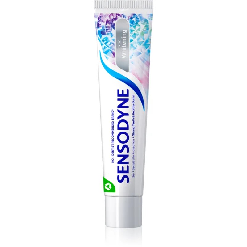 Sensodyne Extra Whitening избелваща паста за зъби с флуорид за чувствителни зъби 75 мл.