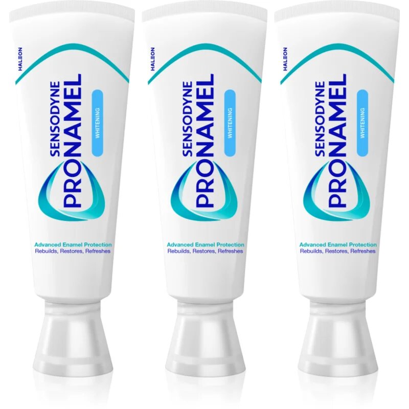 Sensodyne Pronamel Whitening избелваща паста за зъби за чувствителни зъби 3x75 мл.