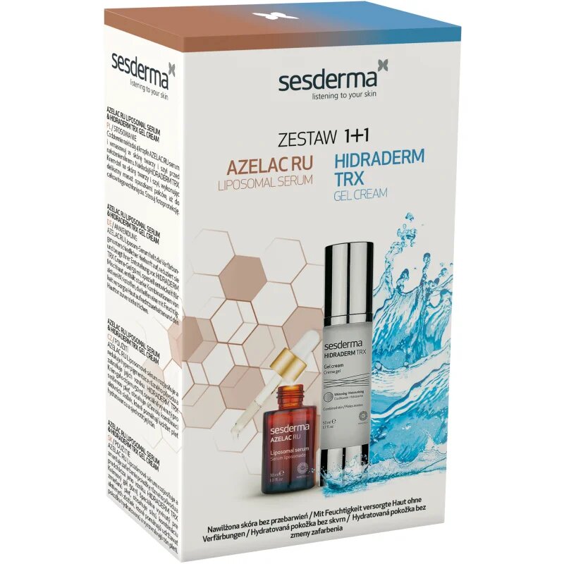 Sesderma Azelac RU + Hidraderm TRX Set коледен подаръчен комплект Против тъмни петна