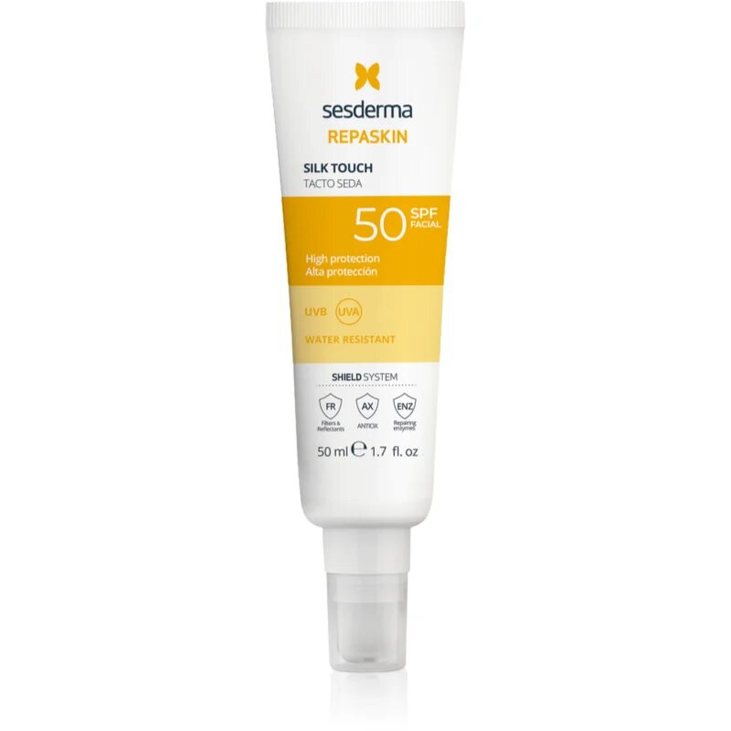 Sesderma Repaskin Silk Touch слънцезащитен крем за лице SPF 50 50 мл.
