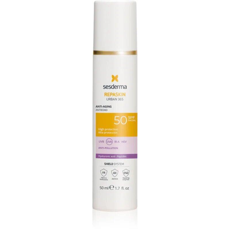 Sesderma Repaskin Urban 365 Anti-Aging слънцезащитен крем за лице анти стареене 50 мл.
