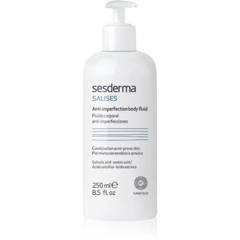Sesderma Salises Anti-Imperfection Body Fluid тоалетно мляко за тяло против акне 250 мл.