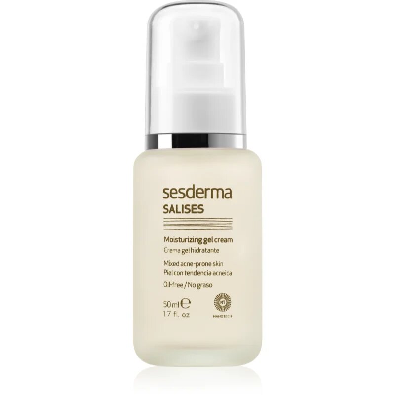 Sesderma Salises хидратиращ гел-крем за мазна кожа склонна към акне 50 мл.