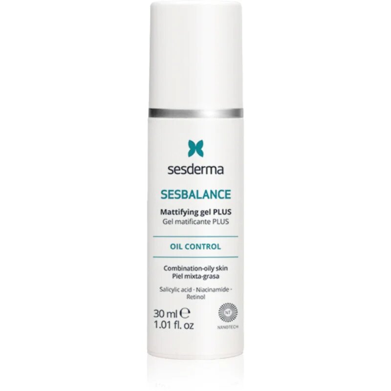 Sesderma Sesbalance Mattifying Gel Plus нощен матиращ гел за смесена и мазна кожа 30 мл.
