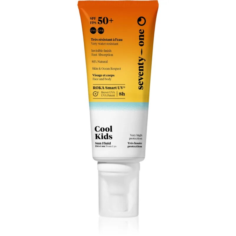 SeventyOne Cool Kids SPF50+ слънцезащитен спрей за деца за тяло и лице SPF 50+ 100 мл.