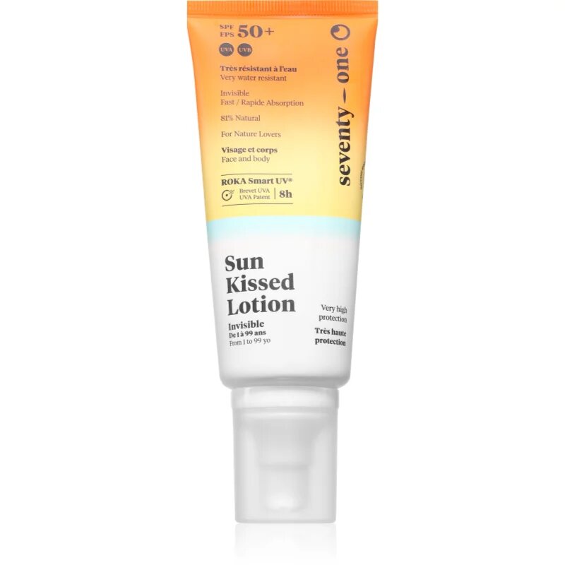 SeventyOne Sun Kissed Lotion SPF 50+ слънцезащитен крем 100 мл.
