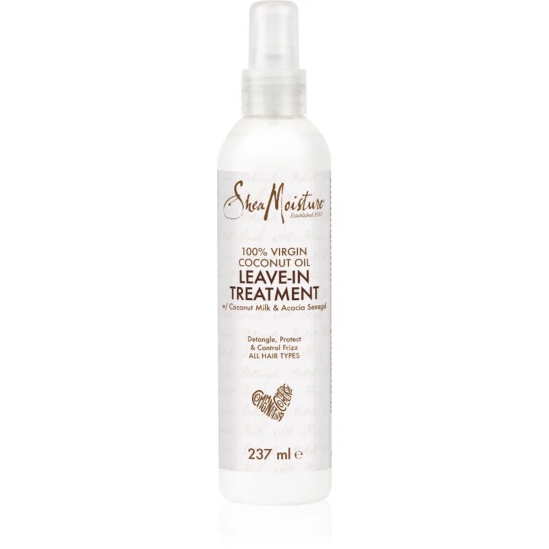 Shea Moisture 100% Virgin Coconut Oil хидратираща грижа без отмиване в спрей 237 мл.