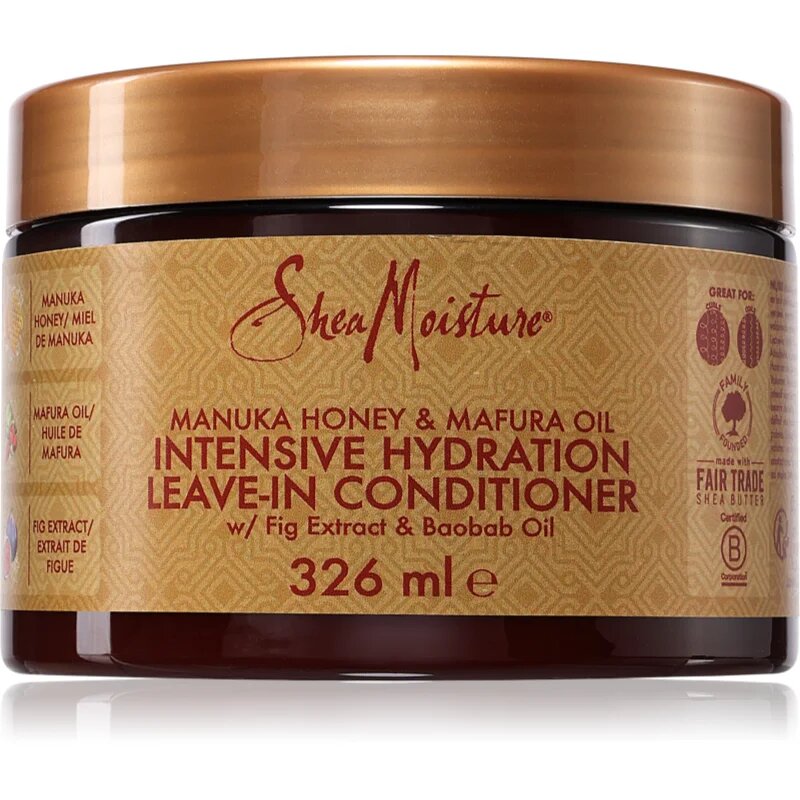 Shea Moisture Manuka Honey & Yogurt Leave-In Conditioner балсам без отмиване за увредена коса 326 мл.