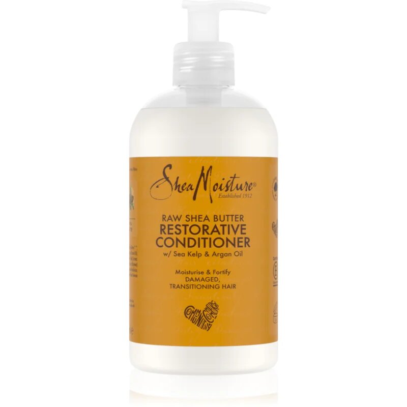 Shea Moisture Raw Shea Butter възстановяващ балсам за увредена коса 384 мл.