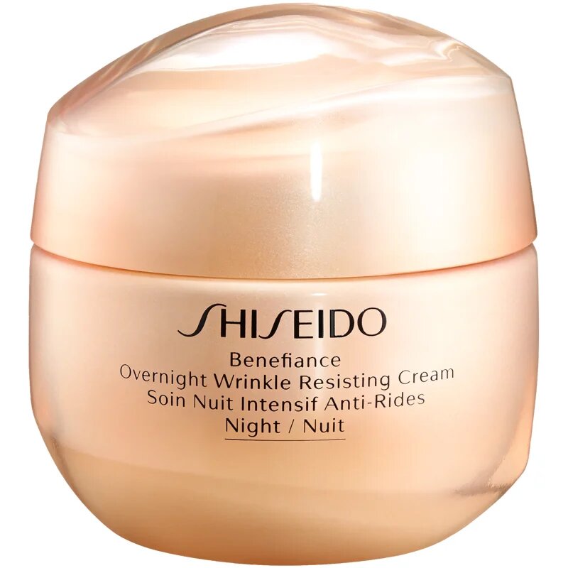 Shiseido Benefiance Overnight Wrinkle Resist Cream нощен крем против бръчки 50 мл.