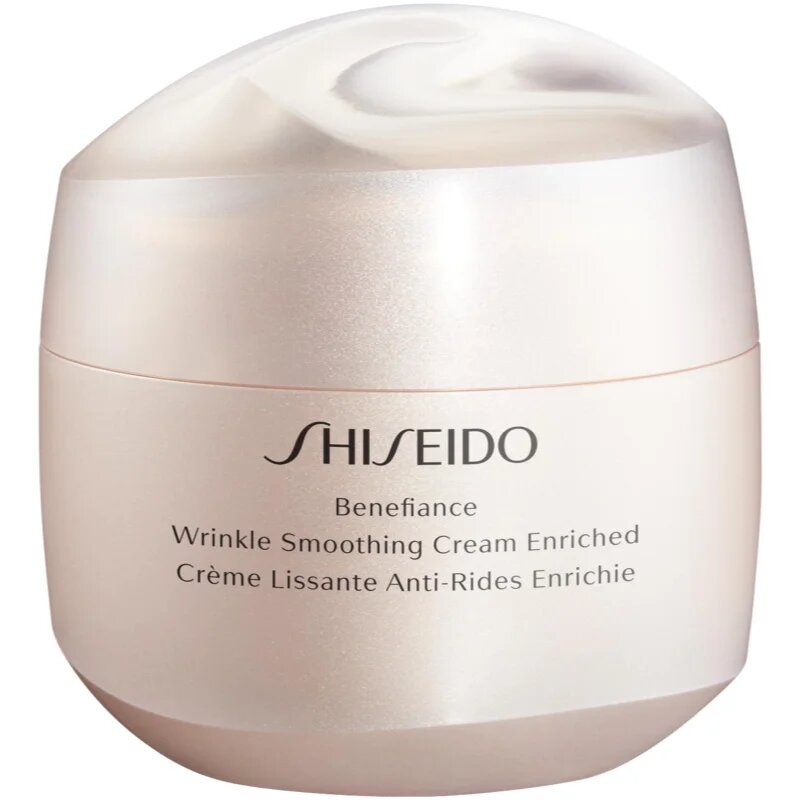 Shiseido Benefiance Wrinkle Smoothing Cream Enriched дневен и нощен крем против бръчки за суха кожа 75 мл.