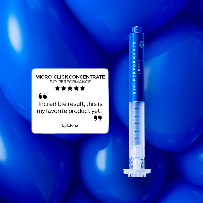 Shiseido Bio-Performance Micro-Click Concentrate концентриран серум нанасяща писалка 1.4 мл.