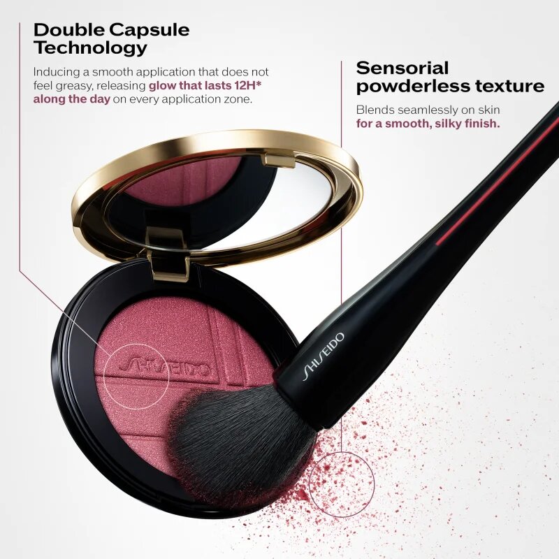 Shiseido Color + Glow Enhancer мултифункционален грим продукт за очи и лице цвят 05 Red Ruby 7 гр.