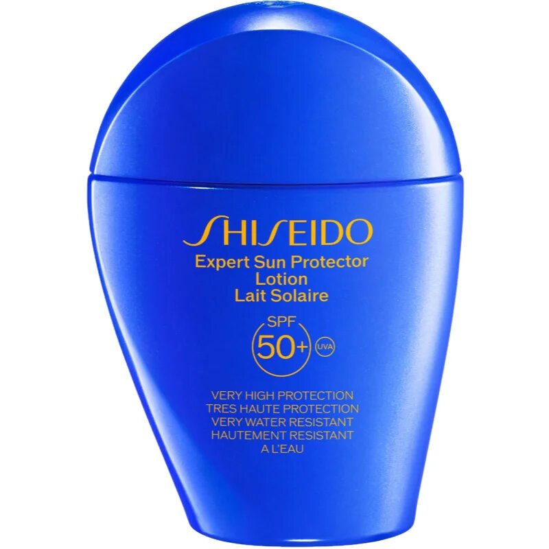 Shiseido Expert Sun Protector Lotion SPF 50+ слънцезащитен лосион за лице и тяло SPF 50+ 50 мл.
