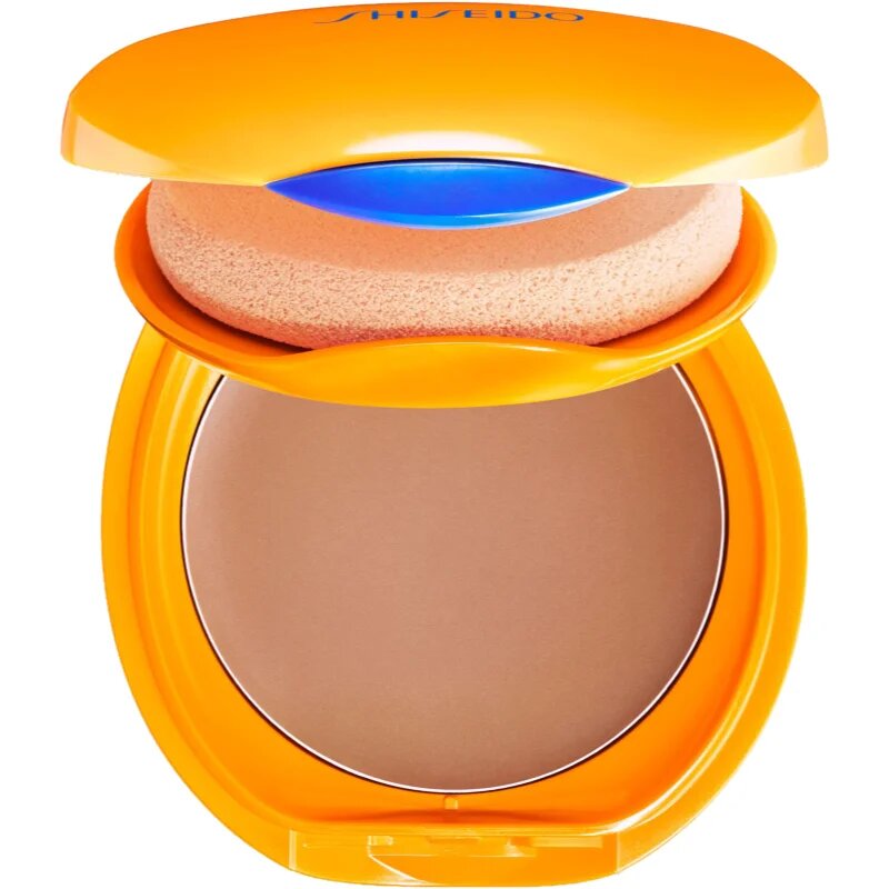 Shiseido Expert Sun Protector Tanning Compact Foundation SPF10 водоустойчив компактен грим пълнещ цвят Bronze 12 гр.