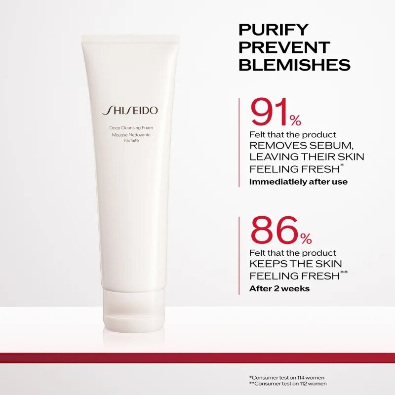 Shiseido Generic Skincare Deep Cleansing Foam дълбокопочистваща пяна за мазна и проблемна кожа 125 мл.