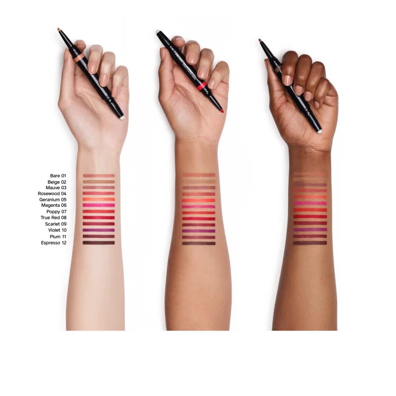 Shiseido LipLiner InkDuo червило и молив за контур за устни с балсам цвят 01 Bare 1.1 гр.