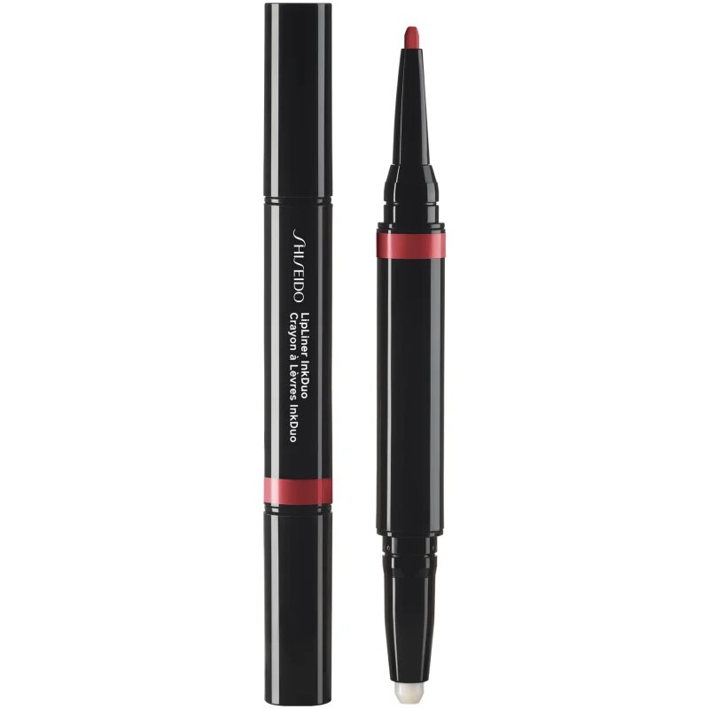 Shiseido LipLiner InkDuo червило и молив за контур за устни с балсам цвят 09 Scarlet 1.1 гр.