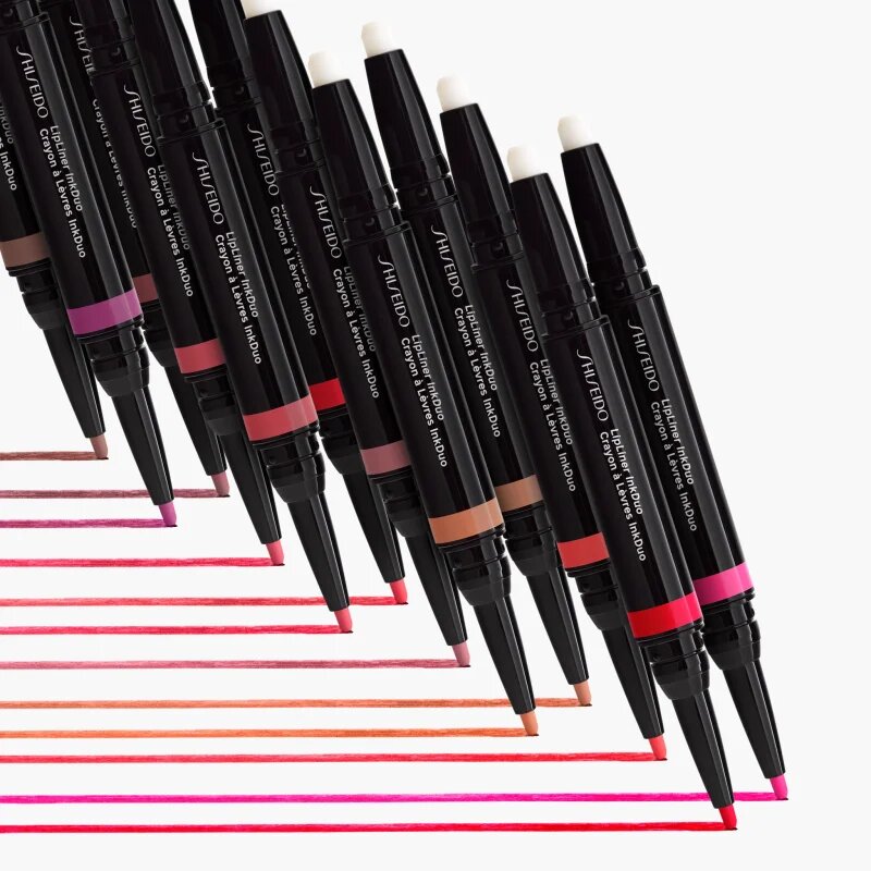 Shiseido LipLiner InkDuo червило и молив за контур за устни с балсам цвят 09 Scarlet 1.1 гр.