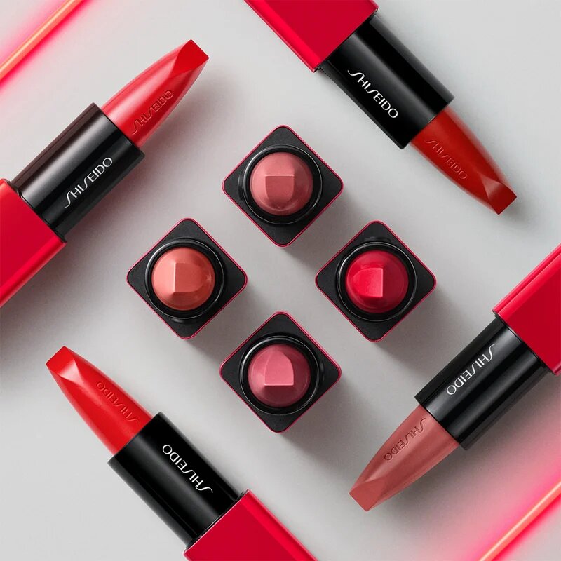 Shiseido Makeup Technosatin gel lipstick сатенено червило цвят 422 Fuchsia Flux 4 гр.