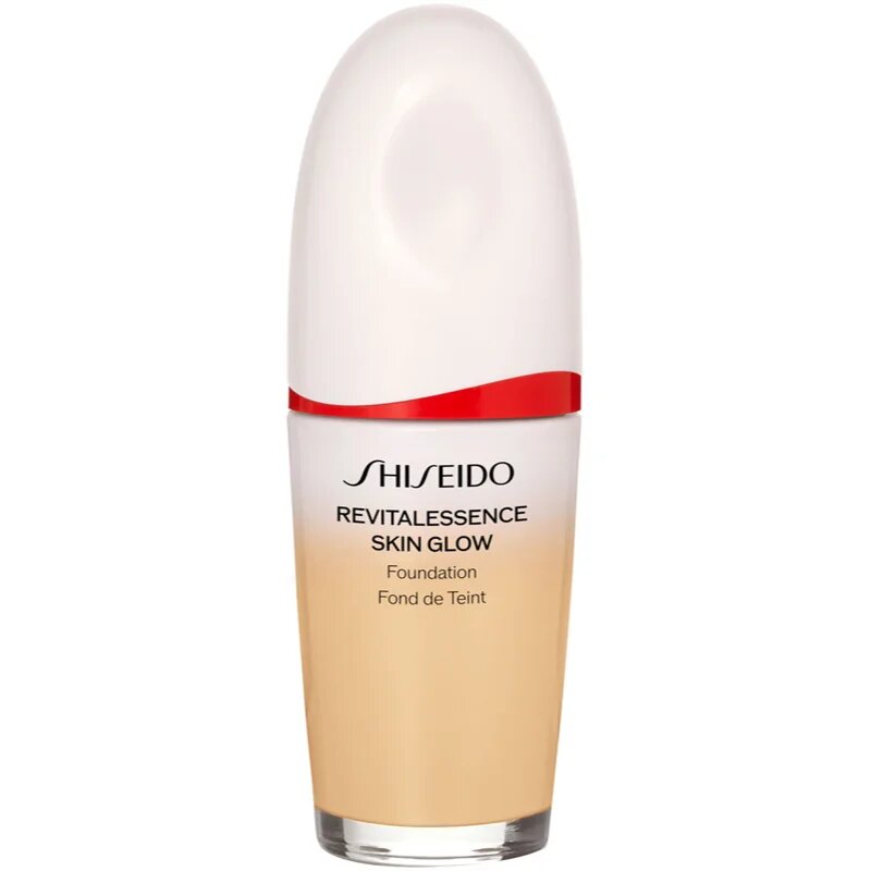 Shiseido Revitalessence Skin Glow Foundation лек фон дьо тен с озаряващ ефект SPF 30 цвят Birch 30 мл.