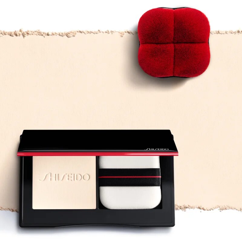 Shiseido Synchro Skin Invisible Silk Pressed Powder матираща пудра цвят Translucent Matte/Naturel Mat 10 гр.