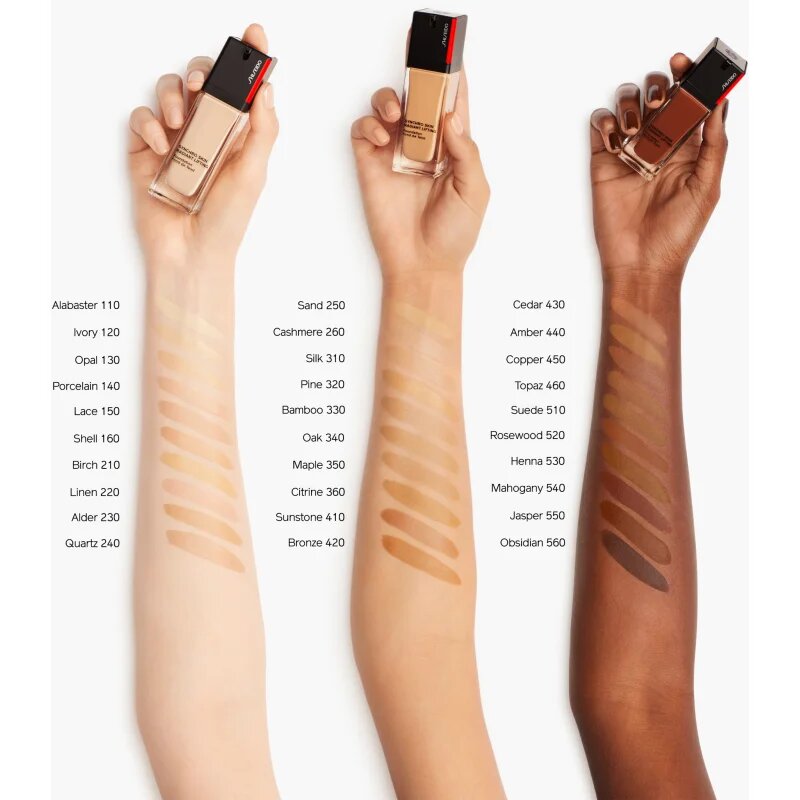 Shiseido Synchro Skin Radiant Lifting Foundation озаряващ лифтинг грим SPF 30 цвят 550 Jasper 30 мл.