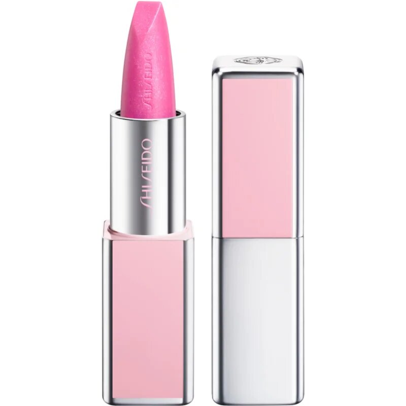 Shiseido Technosatin Pink сатенено червило цвят 02 Sparkling Pink 3.3 гр.