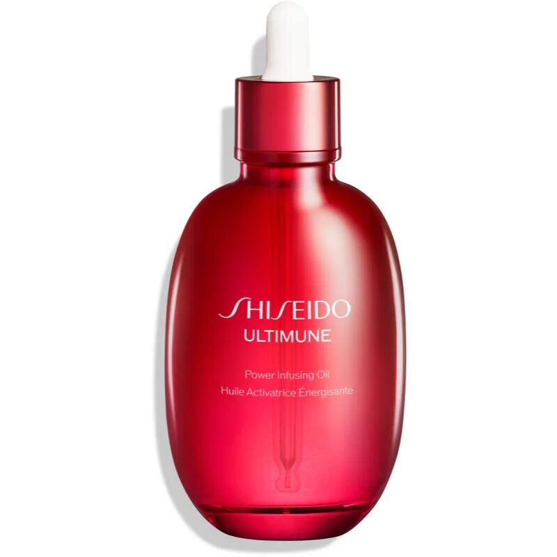 Shiseido Ultimune Power Infusing Oil хидратиращо олио за лице тяло и коса 75 мл.