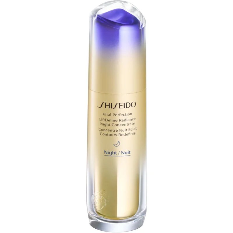 Shiseido Vital Perfection LiftDefine Radiance Night Concentrate нощен серум с лифтинг ефект 40 мл.