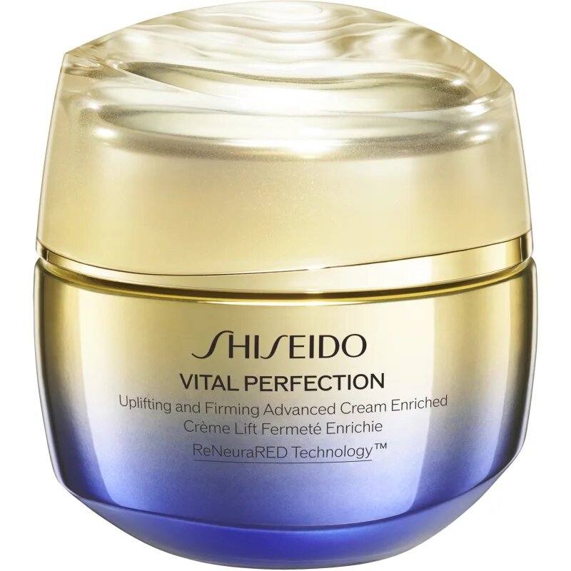 Shiseido Vital Perfection Uplifting & Firming Advanced Cream Enriched интензивно стягащ дневен и нощен крем за суха кожа 50 мл.