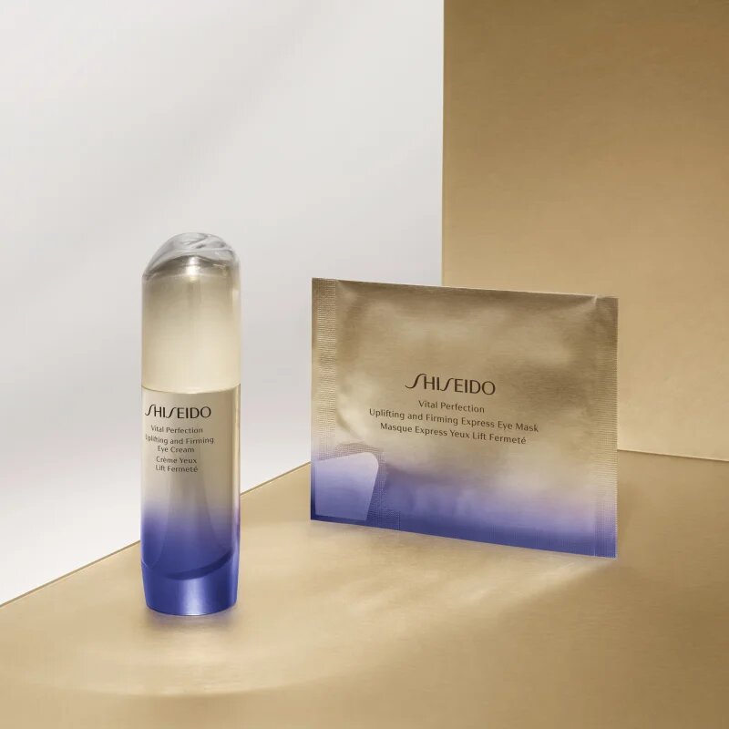 Shiseido Vital Perfection Uplifting & Firming Express Eye Mask маска с лифтинг и стягащ ефект за околоочната област 12 бр.