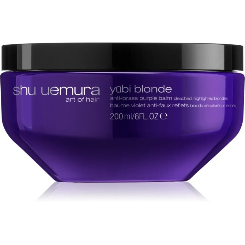 Shu Uemura Yūbi Blonde маска неутрализиращ жълтеникавите оттенъци 200 мл.