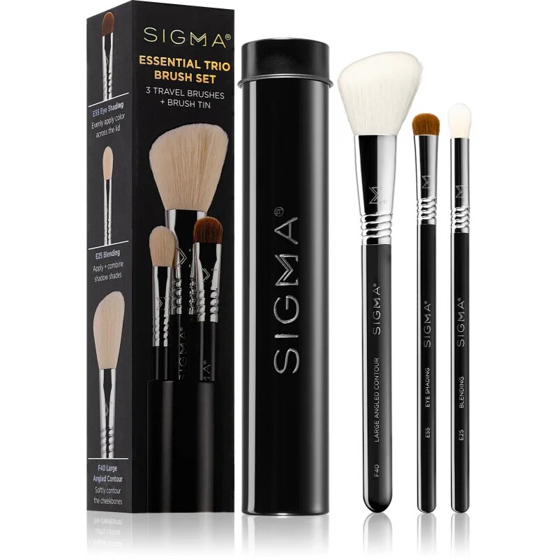 Sigma Beauty Essential комплект от мини четки за лице