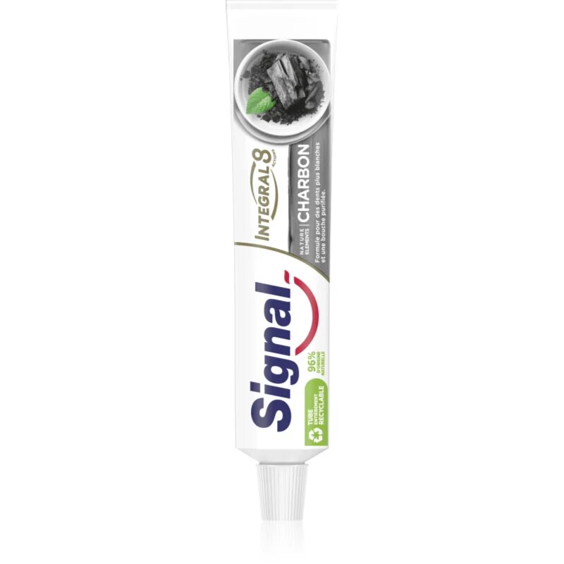 Signal Natural Elements Integral 8 Charcoal паста за зъби Charcoal 75 мл.