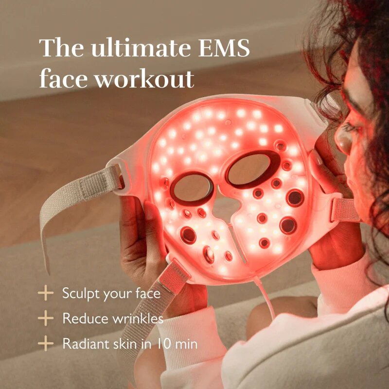 Silk'n LED&EMS маска за лице против бръчки с LED и EMS технология 1 бр.