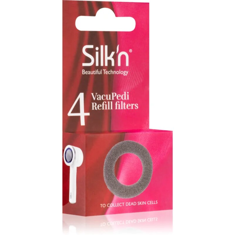 Silk'n VacuPedi Refill Filters резервни филтри за електрическа пила за пети 4 бр.