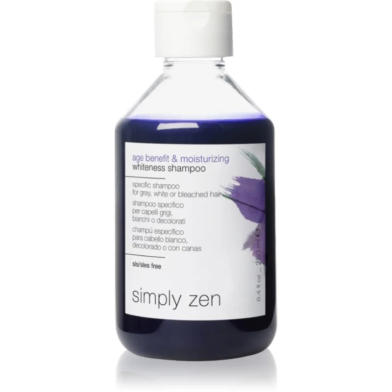 Simply Zen Age Benefit & Moisturizing тониращ шампоан за изрусена коса или коса с кичури 250 мл.