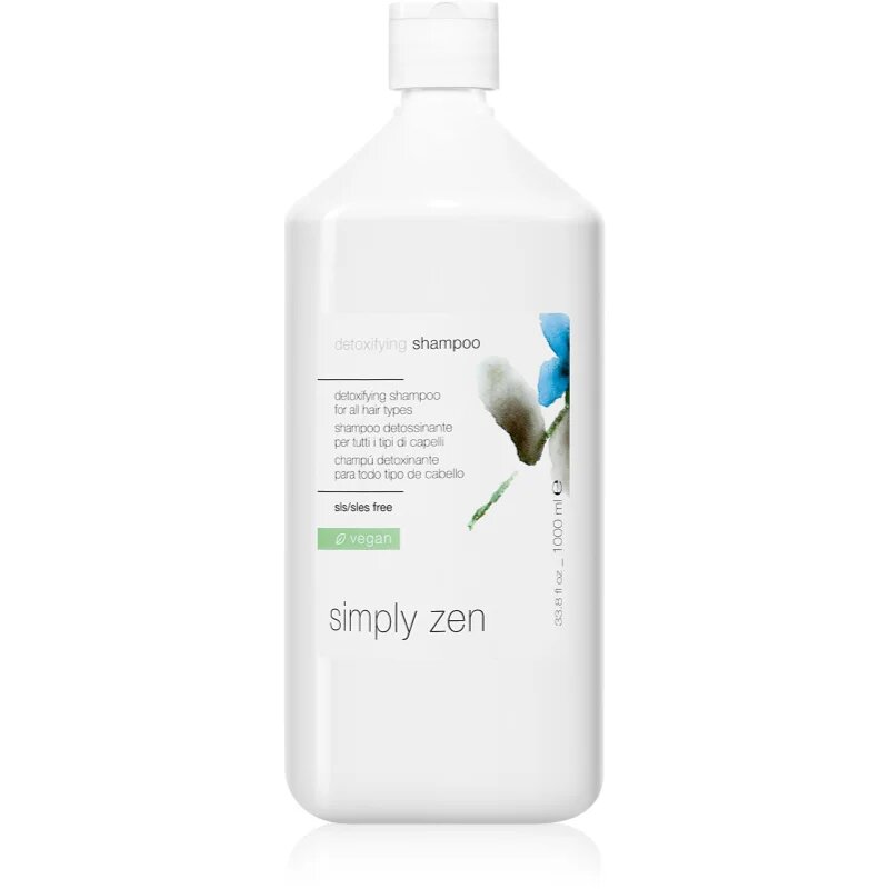 Simply Zen Detoxifying Shampoo почистващ детоксикиращ шампоан за всички видове коса 1000 мл.