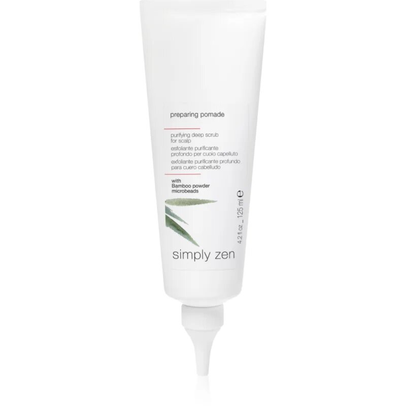 Simply Zen Preparing Pomade почистваща пилинг-паста за скалпа 125 мл.