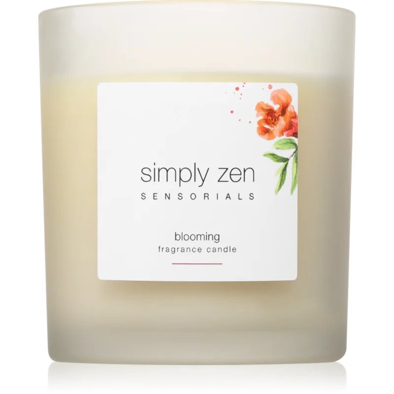 Simply Zen Sensorials Blooming Fragrance Candle ароматна свещ 120 гр.