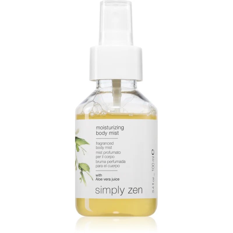 Simply Zen Sensorials Moisturizing Body Mist хидратираща мъгла за тяло алое вера 100 мл.