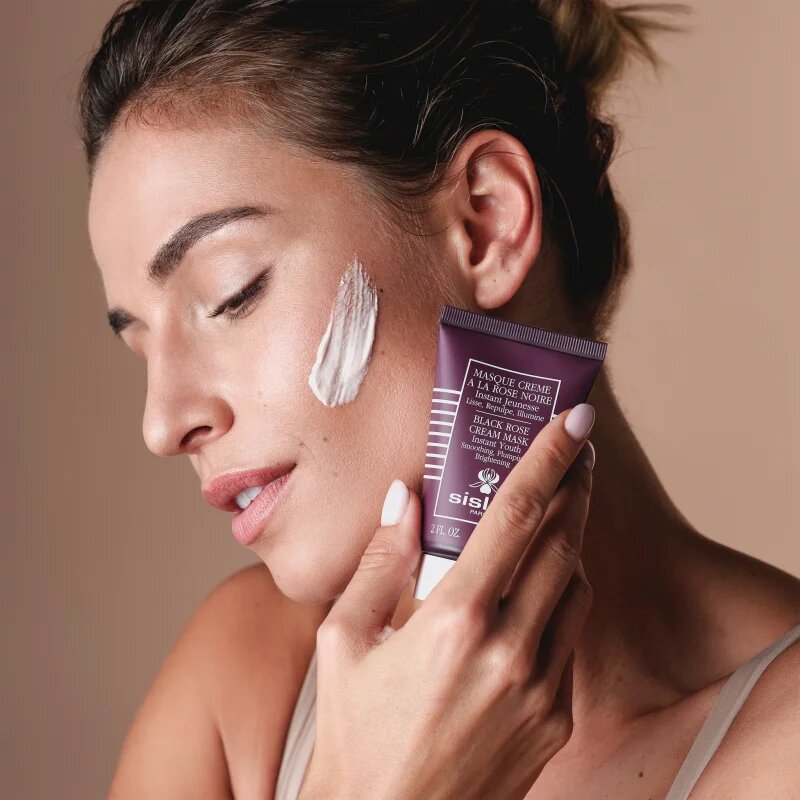Sisley Black Rose Cream Mask кремообразна маска намаляваща признаците на стареене за интензивна хидратация 60 мл.