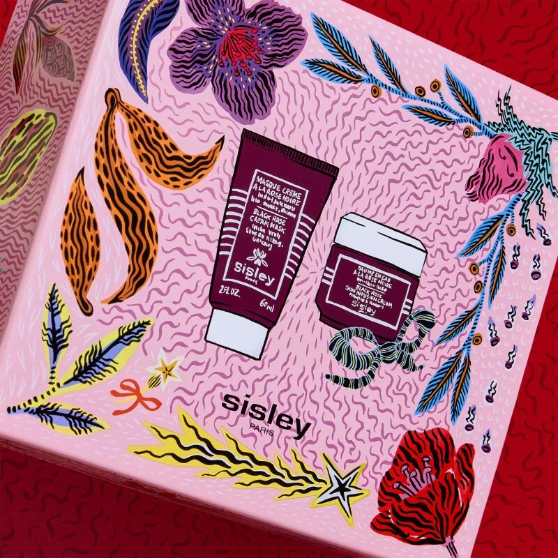 Sisley Black Rose Gift Set by Marie-Victoire de Bascher подаръчен комплект за сияен вид на кожата лимитирана версия